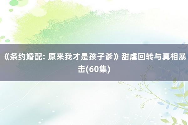 《条约婚配: 原来我才是孩子爹》甜虐回转与真相暴击(60集)